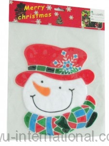 M082 snow man sticker photo