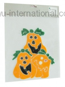 M102 pvc halloween sticker photo