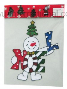 Snow Man Pvc Sticker Photo