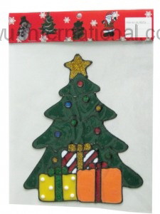 M112 Christmas tree pvc sticker photo