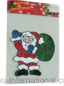 M007 santa pvc sticker photo
