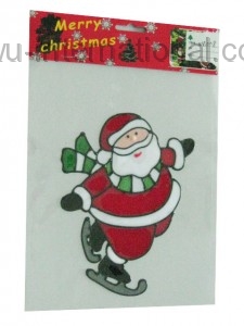 M008 pvc christmas window sticker photo