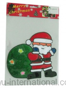 Xmas Santa Sticker Photo