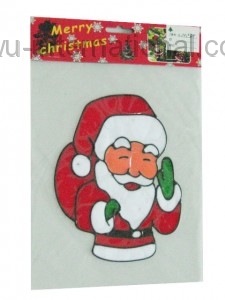 M020 christmas pvc sticker photo