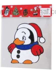 S187 penguin window sticker photo