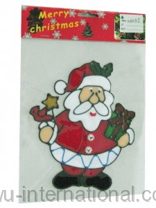 M048 santa christmas sticker photo