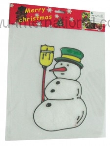 Christmas Snowman Sticker Photo