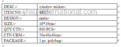 M027 snow man sticker info.