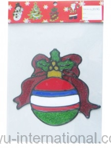 Xmas Ball Sticker Photo