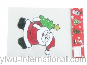 Xmas Santa Sticker Photo