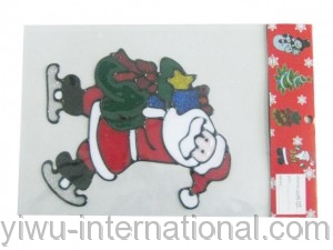 Christmas Glass Sticker Photo