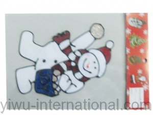 M159 Snowman Pvc Sticker Photo