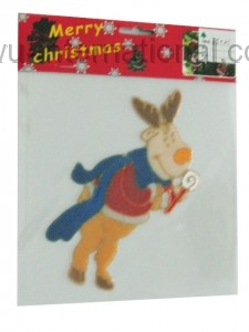 Deer Xmas Sticker Photo