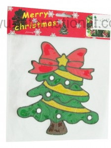 Xmas Tree Window Sticker photo