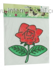 Red Flower Sticker Decoration Photo