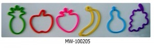 fruit design rubber bands photo