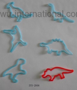 dino design rubber bands pictrue