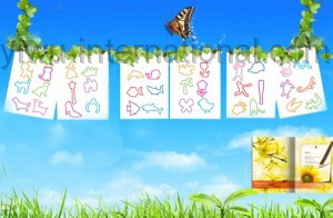 mixed shape design rubber bands photo