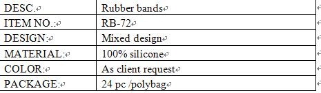 funny rubber bands toys info.