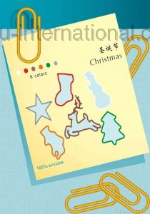 christmas shape rubber bands photo