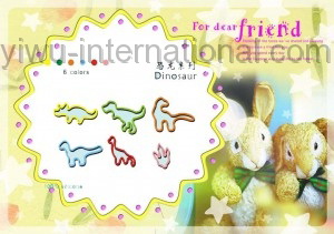 dino shape rubber bands photo