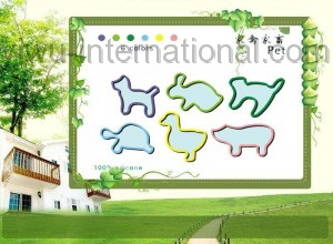pet shape rubber bands picture