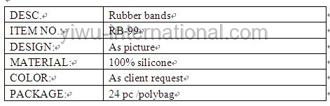sea animal rubber bands info.