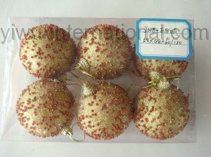 Christmas Foam Balls Photo