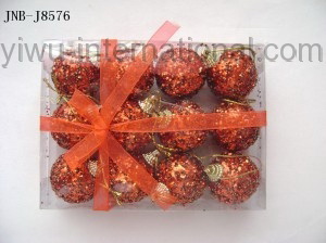 Red Christmas Ball Decoration