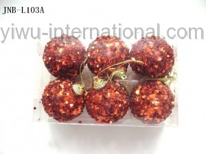 Red Christmas Balls Photo