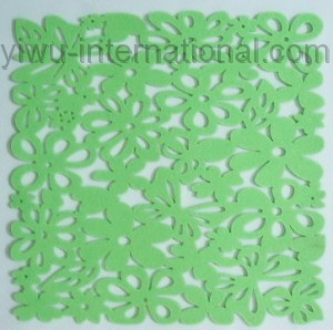 Beautiful Green Felt Pad Photo
