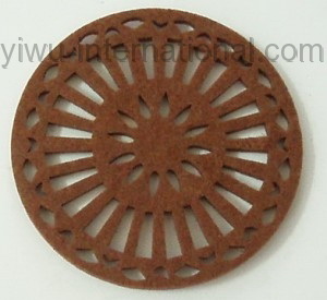 Round Brown Felt Pad Photo