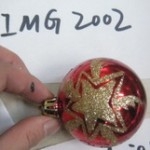 Yiwu Wholesale Plastic Christmas Ornament Photo