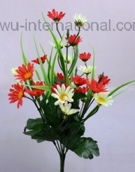 Yiwu China Artificial Flower Factory sell 7 branches Small Daisy