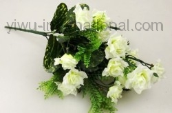 Yiwu Simulation Flower Wholesale Small Silk Rose