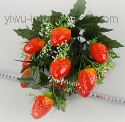 Yiwu China Simulation Flower Trade 12 Heads Artificial Fruit
