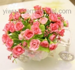 Yiwu China Wholesale of Flower sell 21 Heads Rose