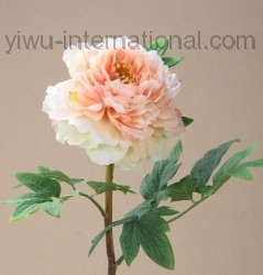 Yiwu Factory of flower sell luxurious color natural realistic high simulation Queen Poeny