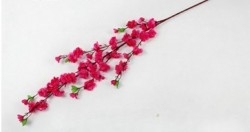 Yiwu China Agent of Silk Flower sell 60 Heads Peachblossom