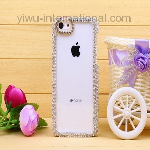PC-25 diamond edge phone case Yiwu Diamond Edge Iphone Case Apple Shell Yiwu Samsung Cell Phone Cover Wholesale