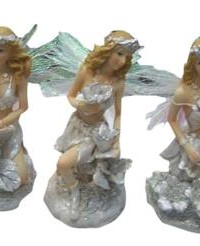 RD-4 yiwu white resin angel fairy friend gift