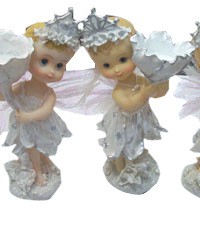 RD-9 yiwu small white color angels craft