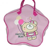 BG-2 YIWU PINK BEAR PRINTED HAND BAG GIFT