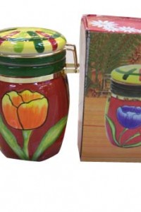 SZP-5 yiwu flower printed seasoning pot