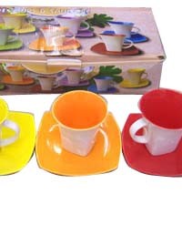 CP-4 yiwu colored coffee cup set gift