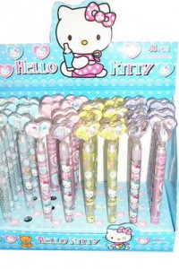 S-9 yiwu cat head ballpen kids gift