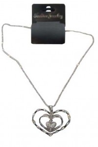 NEC-6 yiwu exquisite heart pendant necklace