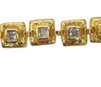 BRC-16 yiwu golden color chain bracelet