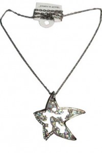 NEC-30 yiwu star shaped necklace gift