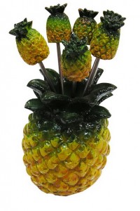 h6000-15 yiwu pineapple fruit fork restaurant unit